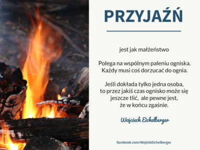 Przyjaźn - cytat - Wojciech Eichelberger